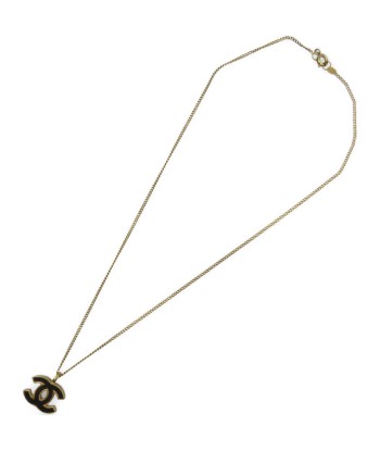 Chanel Coco Mark Metal Gold Black Necklace 043CHANEL suggérées chez