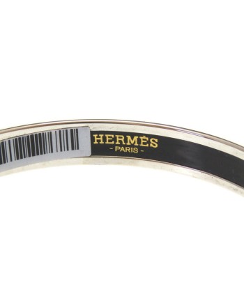 Hermes Emayle PM Bangle Cloisonne Black T Engraved (2) en linge