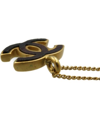 Chanel Coco Mark Metal Gold Black Necklace 043CHANEL suggérées chez