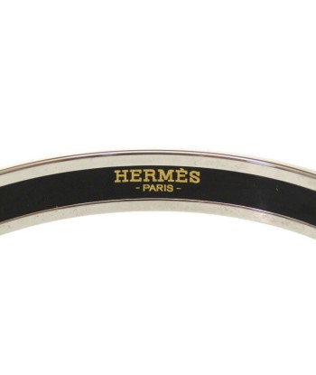 Hermes Emayle PM Bangle Cloisonne Pink Blue X Engraved (2) Les magasins à Paris et en Île-de-France