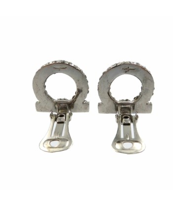 Salvatore Ferragamo Metal Crystal Earrings 045 acheter en ligne