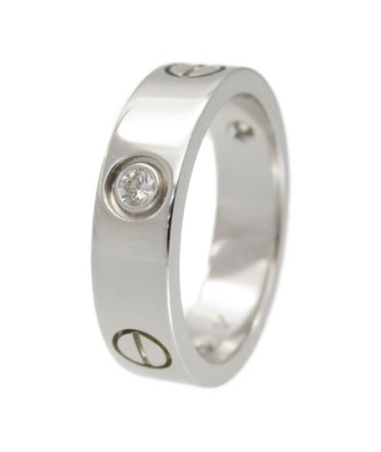 Cartier Love Ring 3P Diamond Half 750WG K18WG  52 White Gold 071CARTIER Ladies des créatures d'habitude