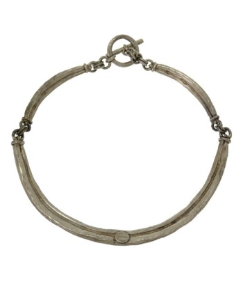 Hermes Silver Choker Necklace 381 HERMES destockage