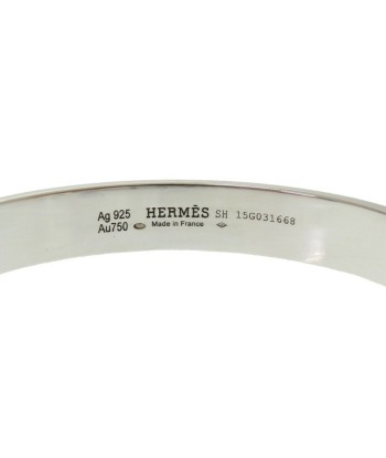 Hermes Collier Edsian K18 Pink Gold Silver 925 Bangle Jusqu'à 80% De Réduction