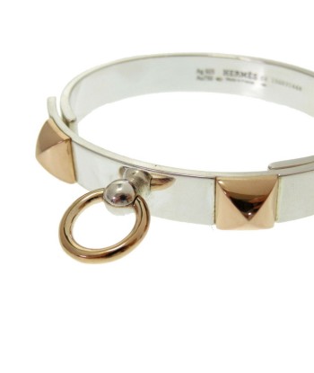 Hermes Collier Edsian K18 Pink Gold Silver 925 Bangle Jusqu'à 80% De Réduction