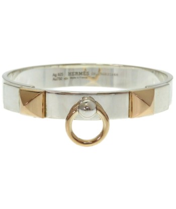 Hermes Collier Edsian K18 Pink Gold Silver 925 Bangle Jusqu'à 80% De Réduction