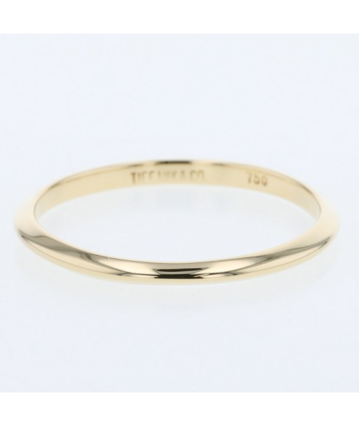 Tiffany Ring Bandwidth Approximately 2mm K18 Yellow Gold No. 20 Mens TIFFANY & Co. Pour