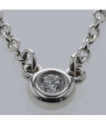 Tiffany Necklace By The Yard Single 1P Approx. 0.03ct Silver 925 Ladies TIFFANY & Co. les ctes