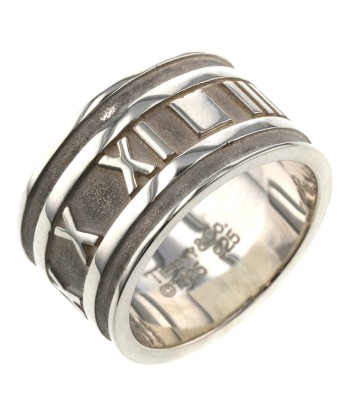 Tiffany Ring Atlas Wide Width approx. 11mm Silver 925 Top 9 Bottom 11 Ladies TIFFANY & Co. Pour