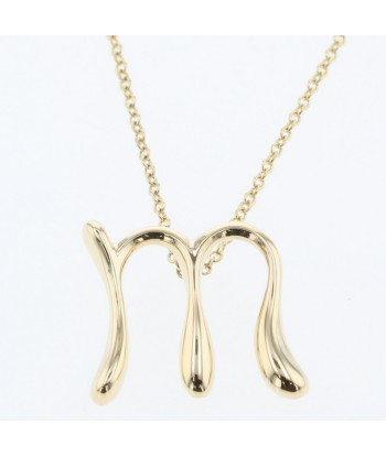 Tiffany Necklace Initial M Alphabet K18 Yellow Gold Ladies TIFFANY & Co. rembourrage situé sous