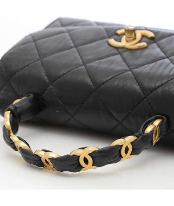 Chanel Matelasse Leather HandbagShoulder Bag Black en ligne des produits 