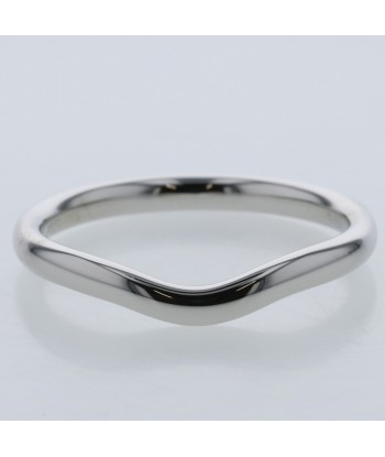 Tiffany Ring / Curved Band Width Approximately 2mm Platinum PT950 No. 14 Men's TIFFANY & Co. vente chaude votre 