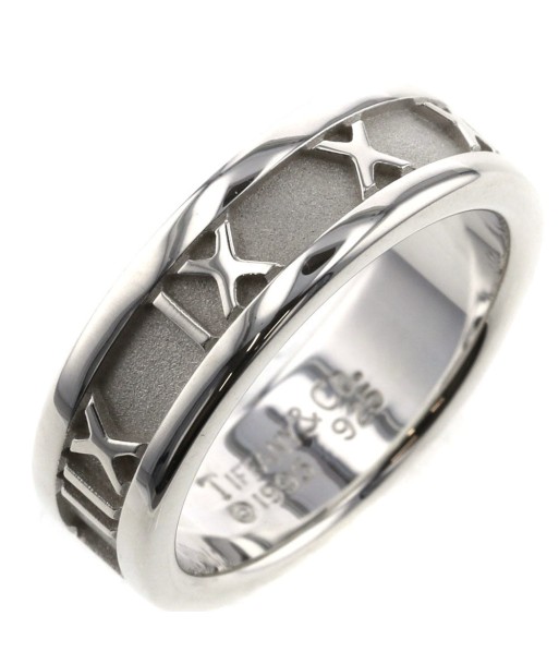 Tiffany Ring / Atlas Width approx. 6mm Silver 925 Top 11.5 Bottom 13 Ladies TIFFANY & Co. Véritable concentré