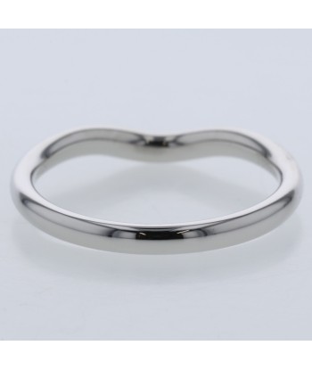 Tiffany Ring / Curved Band Width Approximately 2mm Platinum PT950 No. 14 Men's TIFFANY & Co. vente chaude votre 