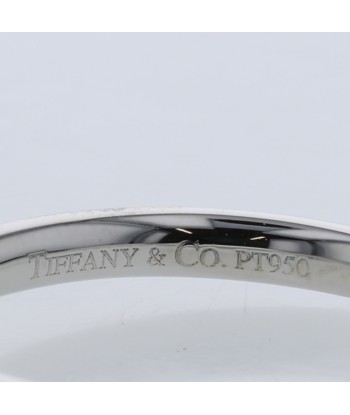 Tiffany Ring / Curved Band Width Approximately 2mm Platinum PT950 No. 14 Men's TIFFANY & Co. vente chaude votre 