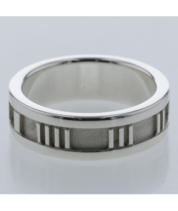 Tiffany Ring / Atlas Width approx. 6mm Silver 925 Top 11.5 Bottom 13 Ladies TIFFANY & Co. Véritable concentré