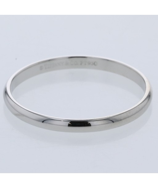 Tiffany Ring Classic Band Width Approximately 2mm Platinum PT950 No. 21 Mens TIFFANY & Co. À commander