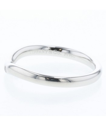 Tiffany Ring Curved Band 3P Width Approximately 2mm Platinum PT950 Diamond No. 9 Ladies TIFFANY & Co. online