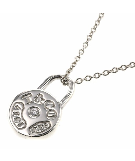 Tiffany Necklace 1837 Round Lock 1P Silver 925 Diamond Ladies TIFFANY & Co. commande en ligne