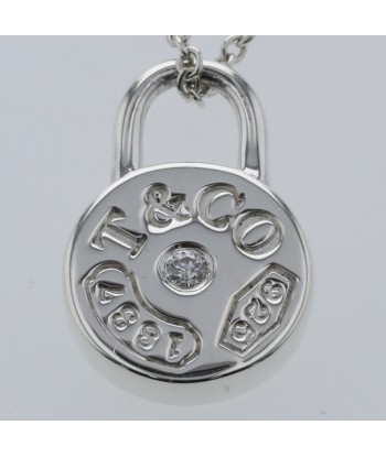 Tiffany Necklace 1837 Round Lock 1P Silver 925 Diamond Ladies TIFFANY & Co. commande en ligne