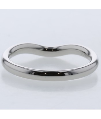 Tiffany Ring / Curved Band 3P Width Approx. 2mm Platinum PT950 No. 10 Ladies TIFFANY & Co. meilleur choix