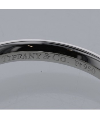 Tiffany Ring / Curved Band 3P Width Approx. 2mm Platinum PT950 No. 10 Ladies TIFFANY & Co. meilleur choix