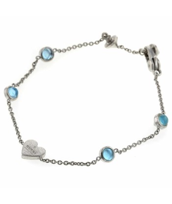 Gucci bracelet heart silver 925 colored stone 4P blue ladies GUCCI Les magasins à Paris et en Île-de-France