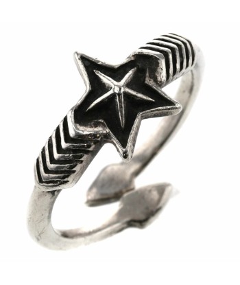 Cody Sanderson Ring / Double Arrow Small Star Silver 925 No. 10 Mens pas cher chine