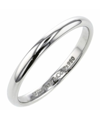 Tiffany Ring / Classic Band Width approx. 2mm Platinum PT950 No. 11 Ladies TIFFANY & Co. rembourrage situé sous