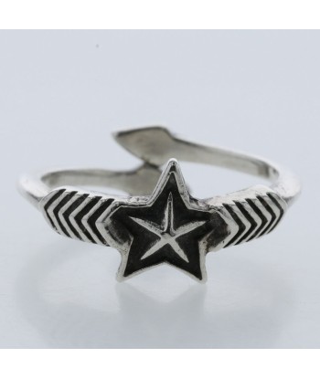 Cody Sanderson Ring / Double Arrow Small Star Silver 925 No. 10 Mens pas cher chine