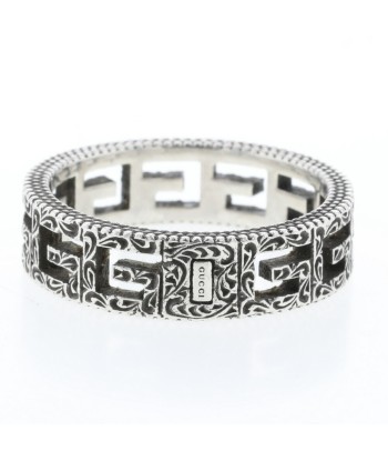 Gucci Ring Square G Silver 925 Top Approx. 18 Bottom 19 Mens GUCCI solde