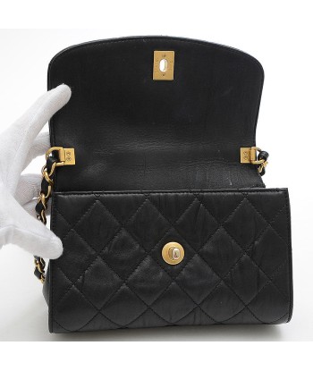 Chanel Matelasse Leather HandbagShoulder Bag Black en ligne des produits 