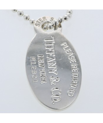 Tiffany Necklace Return to Oval Tag Silver 925 Ladies TIFFANY & Co. est présent 