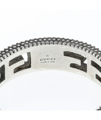 Gucci Ring Square G Silver 925 Top Approx. 18 Bottom 19 Mens GUCCI solde