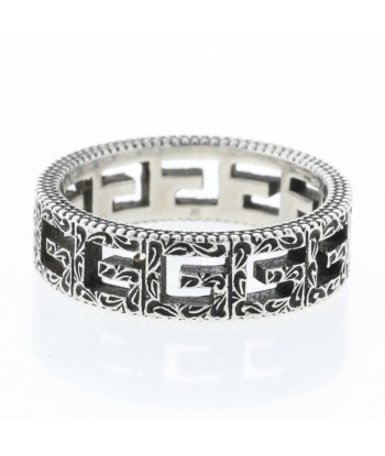 Gucci Ring Square G Silver 925 Top Approx. 18 Bottom 19 Mens GUCCI solde