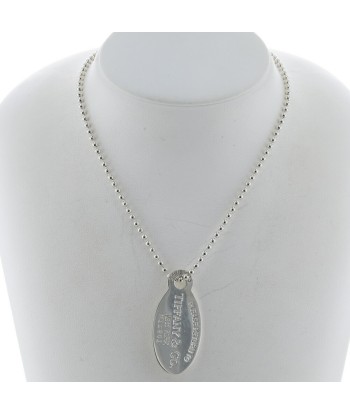 Tiffany Necklace Return to Oval Tag Silver 925 Ladies TIFFANY & Co. est présent 