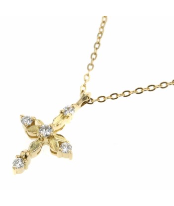 Aker Necklace Fairy Cloth D0.05ct AB0914010100 K18 Yellow Gold Ladies AHKAH les ctes