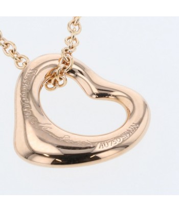 Tiffany Necklace Open Heart Width approx. 11mm K18 Pink Gold Ladies TIFFANY & Co. en stock