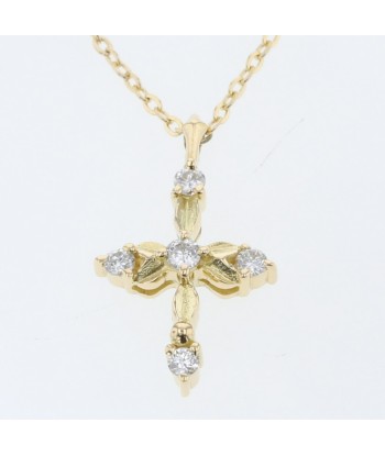 Aker Necklace Fairy Cloth D0.05ct AB0914010100 K18 Yellow Gold Ladies AHKAH les ctes