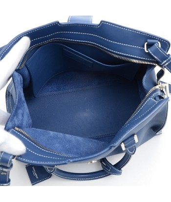 Saint Laurent Leather Shoulder Bag Blue Comment ça marche