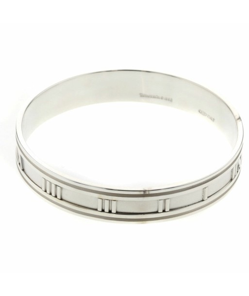 Tiffany Bangle Atlas Wide Silver 925 Ladies TIFFANY & Co. livraison gratuite