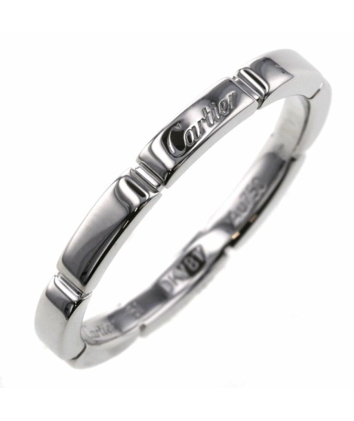 Cartier Ring / Mayon Panther Wedding Width Approx. 2.5mm B4083500 K18 White Gold No. 21 Men's CARTIER paiement sécurisé