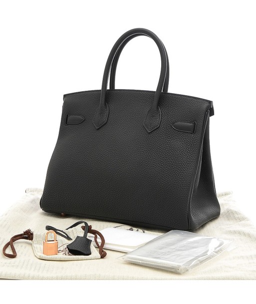 Hermes Birkin 30 Togo Leather Handbag Black pour bénéficier 