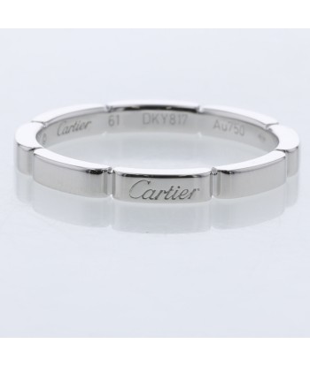 Cartier Ring / Mayon Panther Wedding Width Approx. 2.5mm B4083500 K18 White Gold No. 21 Men's CARTIER paiement sécurisé