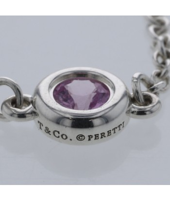 Tiffany Rings / Color By The Yard 1P Chain Silver 925 Pink Sapphire Ladies TIFFANY & Co. prix pour 