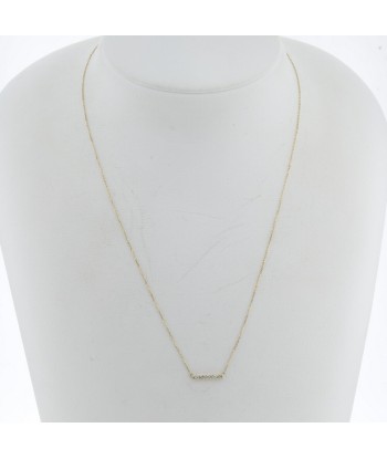 Aker Necklace Tina Short D0.05ct VC0962010100 K18 Yellow Gold Diamond Ladies AHKAH acheter