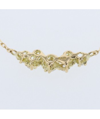 Aker Necklace BB Line Approx. 0.11ct AB1762010100 K18 Yellow Gold Ladies AHKAH pas cher