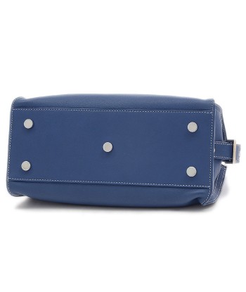 Saint Laurent Leather Shoulder Bag Blue Comment ça marche