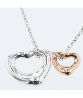 Tiffany Necklace Double Open Heart Silver 925 K18 Pink Gold Ladies TIFFANY & Co. l'achat 