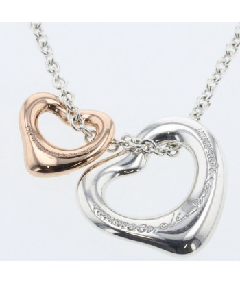 Tiffany Necklace Double Open Heart Silver 925 K18 Pink Gold Ladies TIFFANY & Co. l'achat 